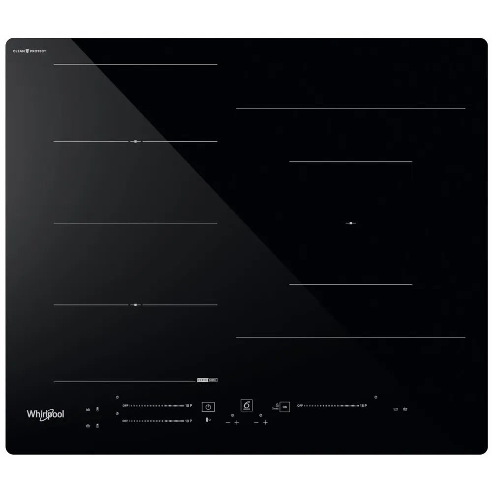 Placa De Indução Whirlpool Wfs9860Cpne 7200W 3 Zonas 60Cm