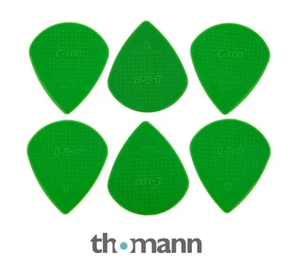 D-Grip Picks Jazz C Nylon Green 1,00