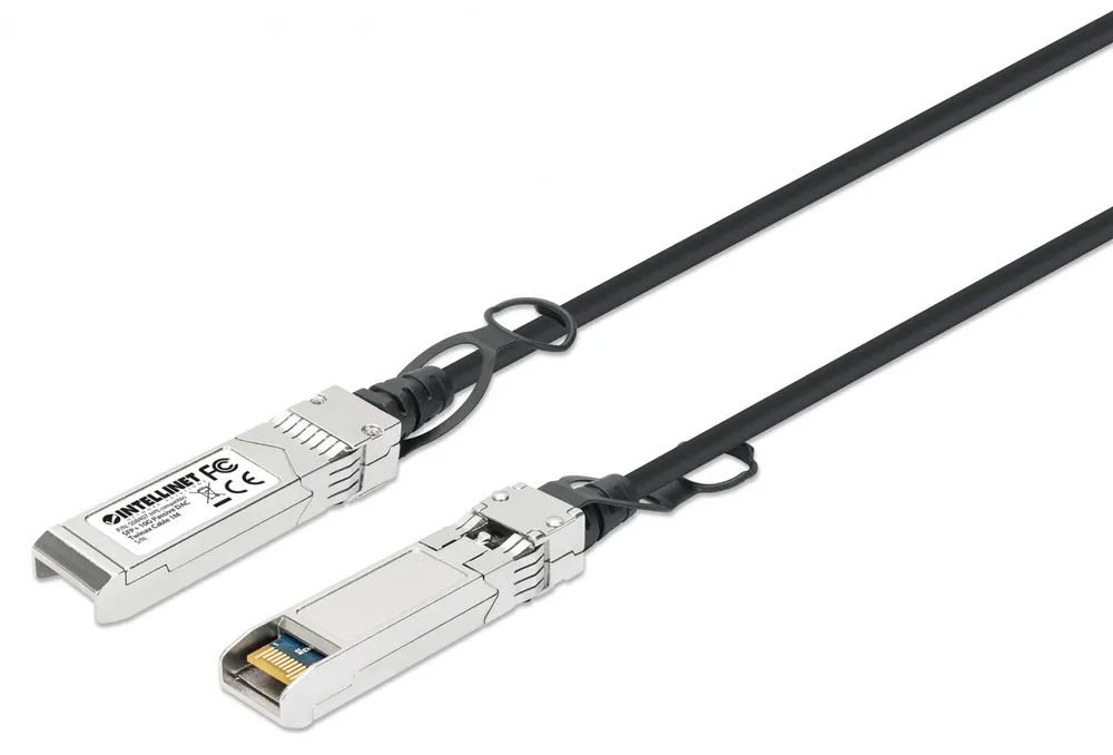 Intellinet 508407 Cabo InfiniBand/Fibra Ótica 1 m SFP+ Preto 508407