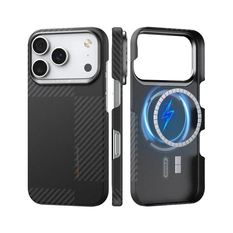 Funda para telemóvel Raptic Geotik Aramida Magnética Mondrian para iPhone 17 Pro Max