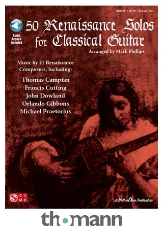Cherry Lane Music Company 50 Renaissance Solos Guitar
