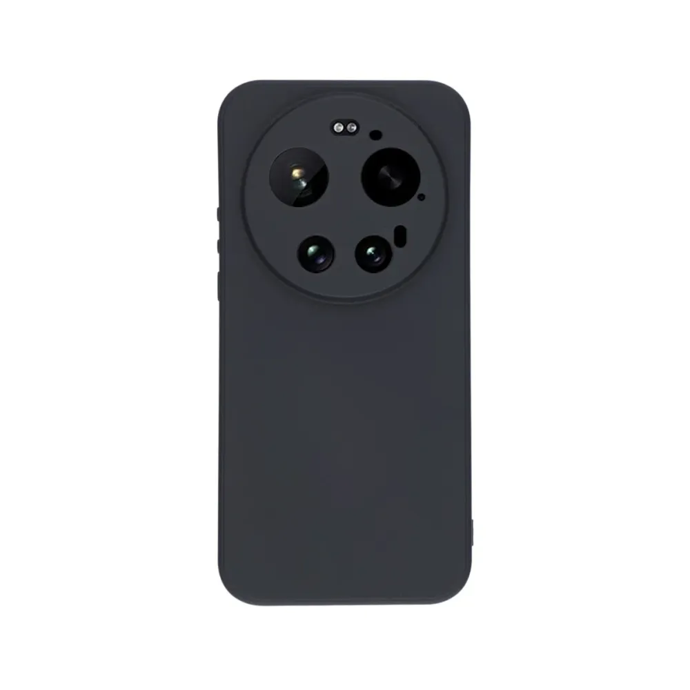 Capa de Silicone para Xiaomi 17 Ultra Preta