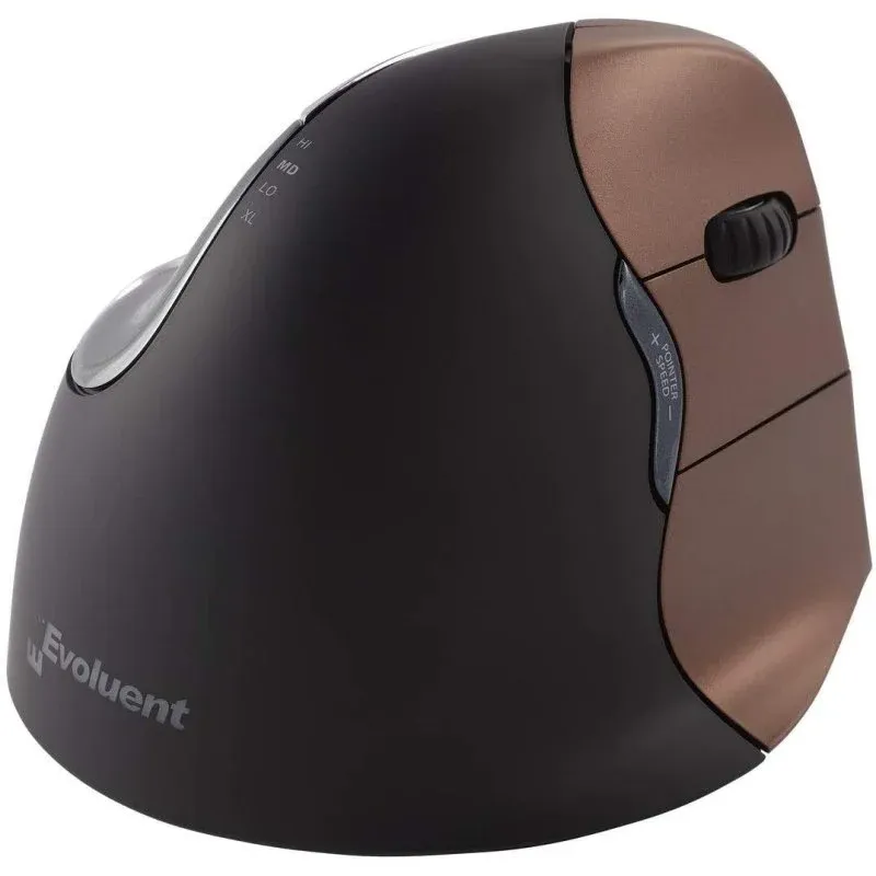 Evoluent VM4RW Rato Vertical Sem fios para Destros Preto/Bronze