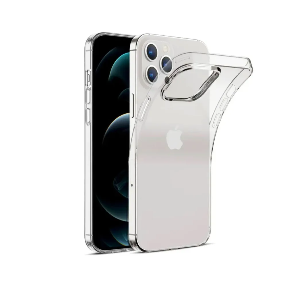 Capa Silicone iPhone 14 Pro Transparente