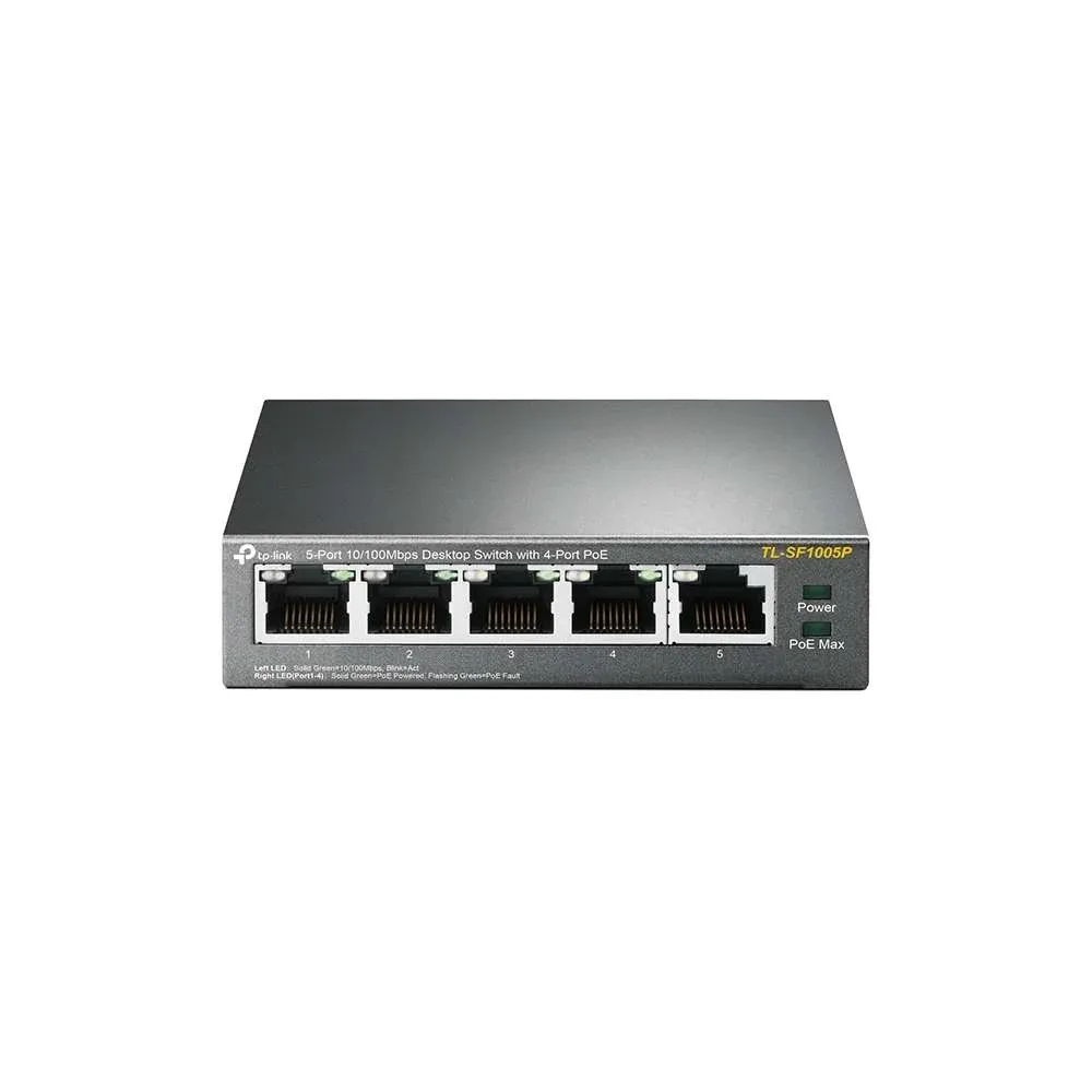 Switch TL-SF1005P 5 Portas 10/100 PoE TP-Link