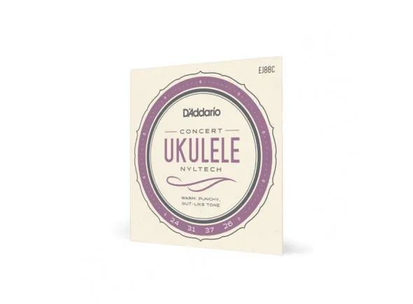 D'Addario EJ88C Nyltech Ukulele Strings, Concert