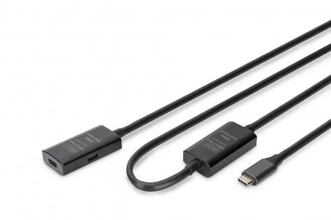 Cabo de extensão ativo, USB 3.2 Gen1, 5Gbps, USB-C - USB-C DA-73109