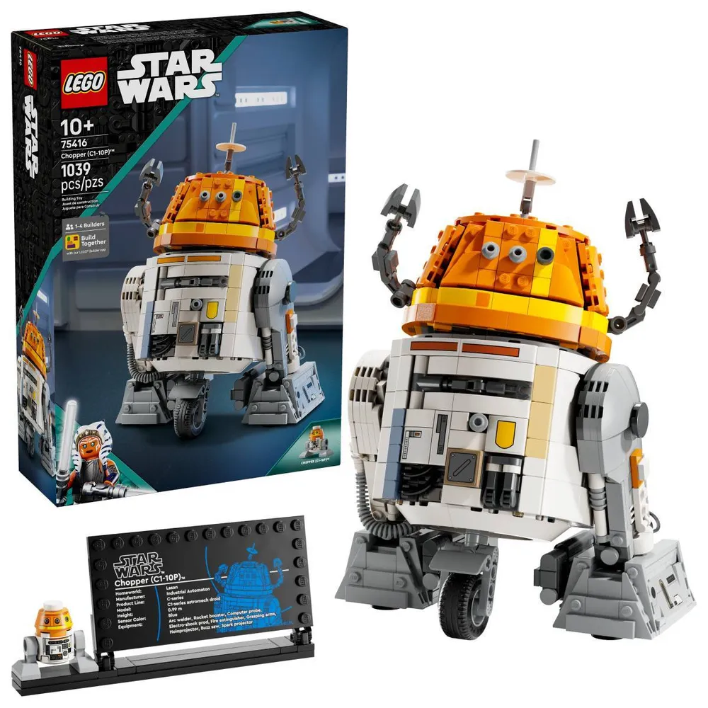 LEGO Star Wars: Droid Astromech Chopper (C1-10P) | Idades 10+ | 1039 Peças | Item 75416