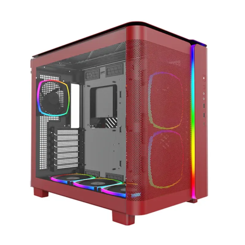 Caixa ATX Montech King 95 PRO Vermelha