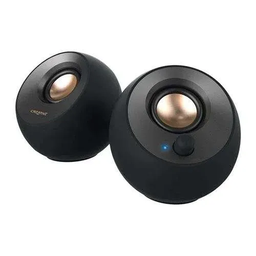 Creative Pebble V2 Altavoces 2.0 USB-C Negros