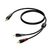 Cabo Procab CLA711/20 JackSt3.5M x 2xRcaM 20mt