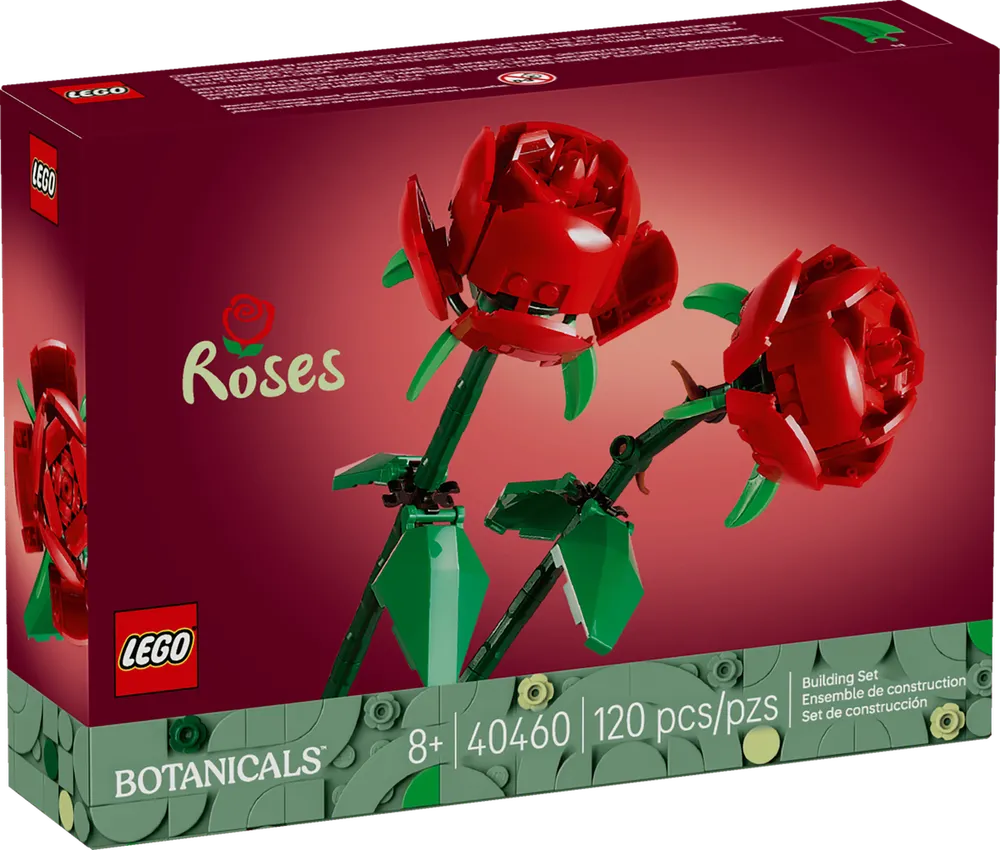 LEGO Botanicals: Rosas, 120 Peças (40460)