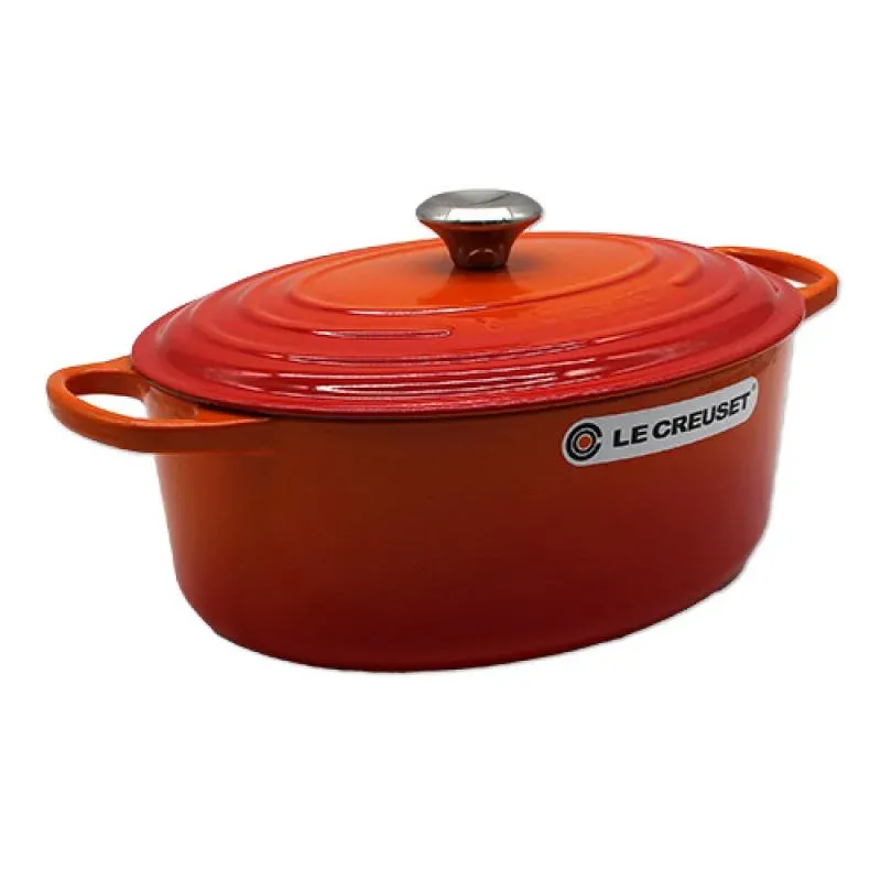 Assadeira oval le creuset signature 31cm vermelho (211783109