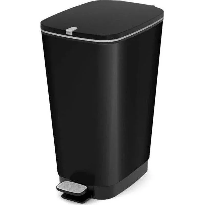 Lixeira a Pedal KIS Chic Bin Style 42,5L Preto Polipropileno