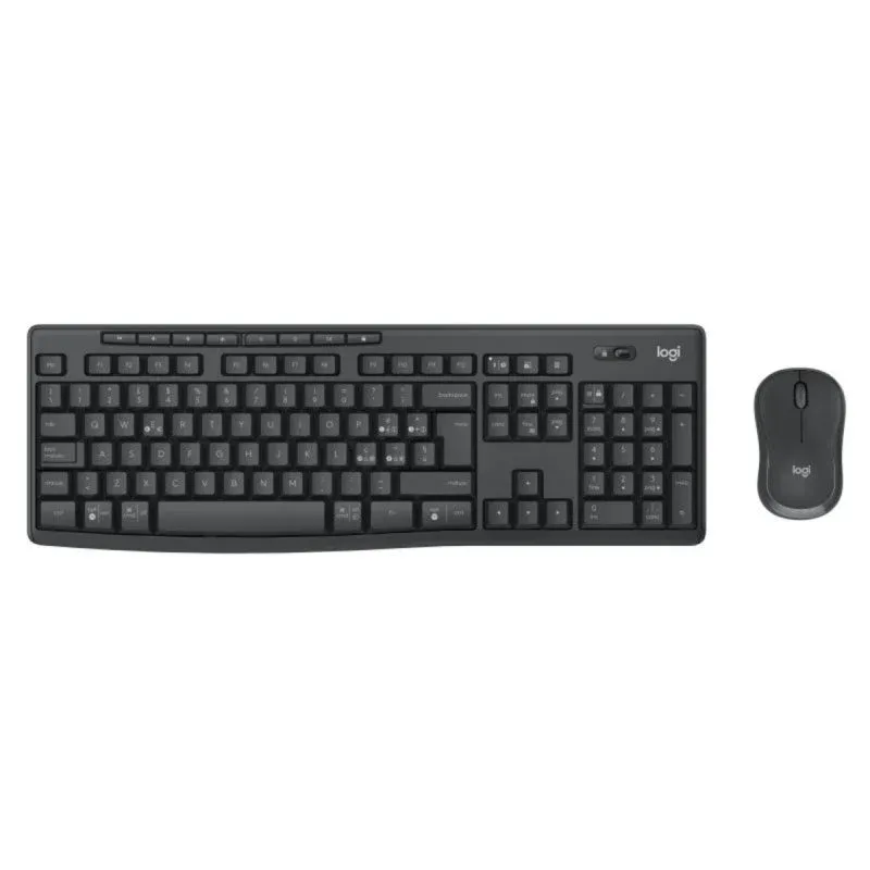 Logitech COMBO MK370 Conjunto Teclado de Membrana e Rato Sem Fios Grafite (IT)