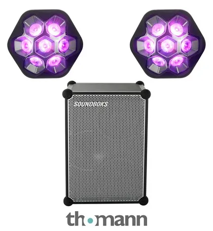 Soundboks 4 Metallic Grey Lightboks Set