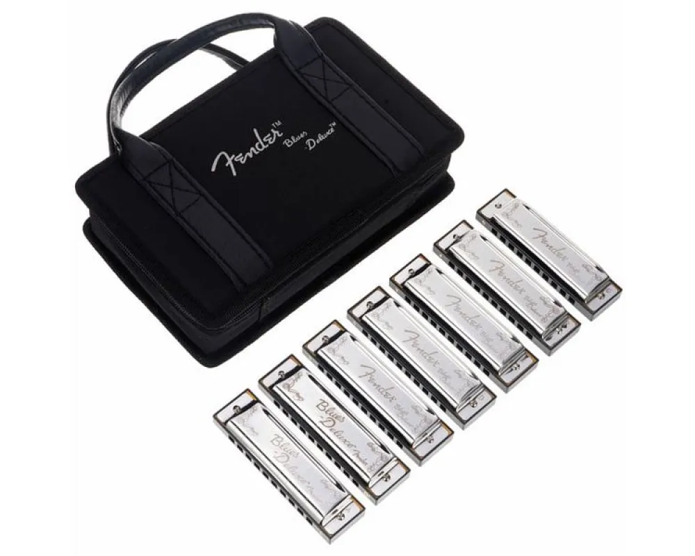 Fender Blues Deluxe 7 pack with case