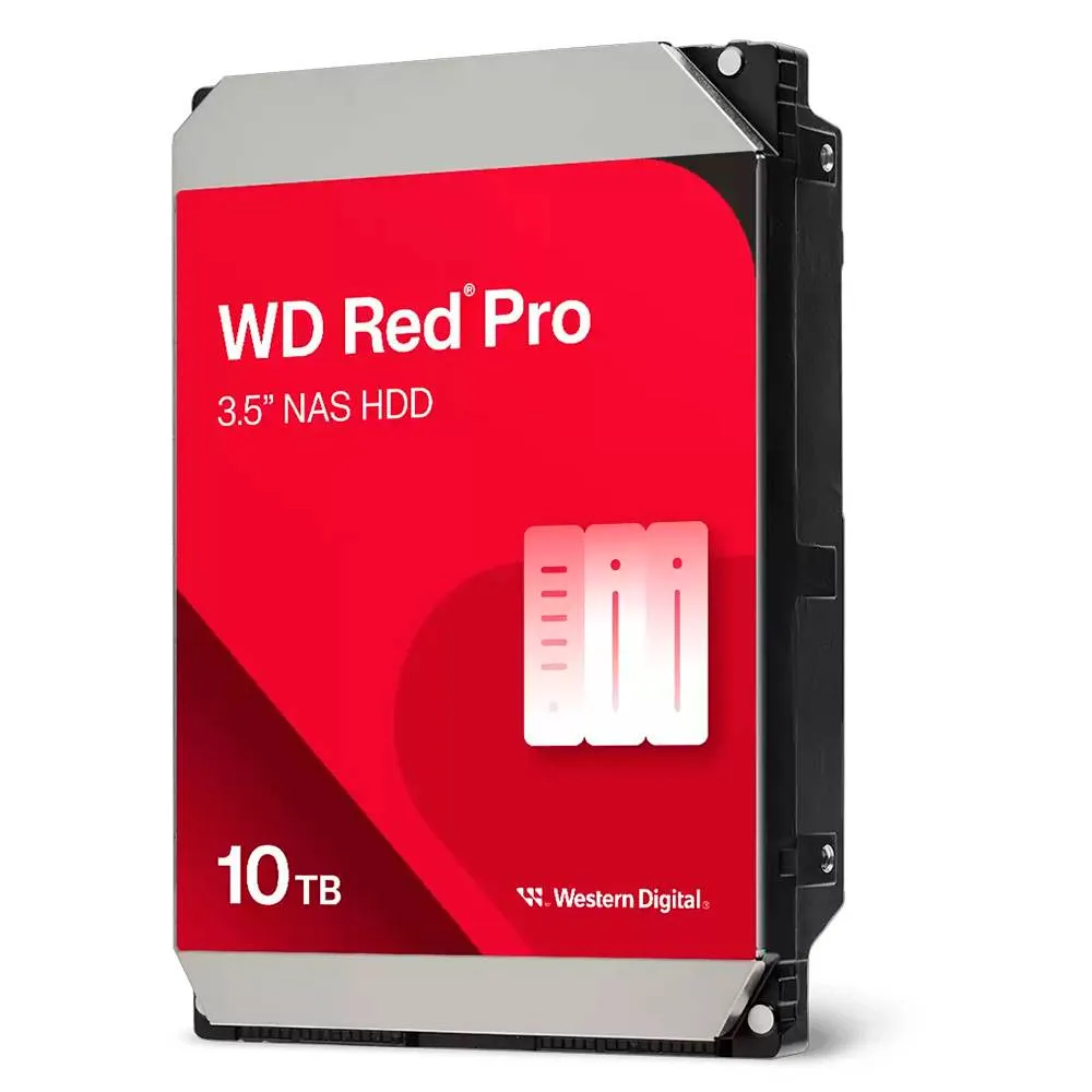 Disco Rígido 3.5 Western Digital WD Red Pro 10TB 7200RPM 256MB Cache 265MB/s SATA 6Gb/s