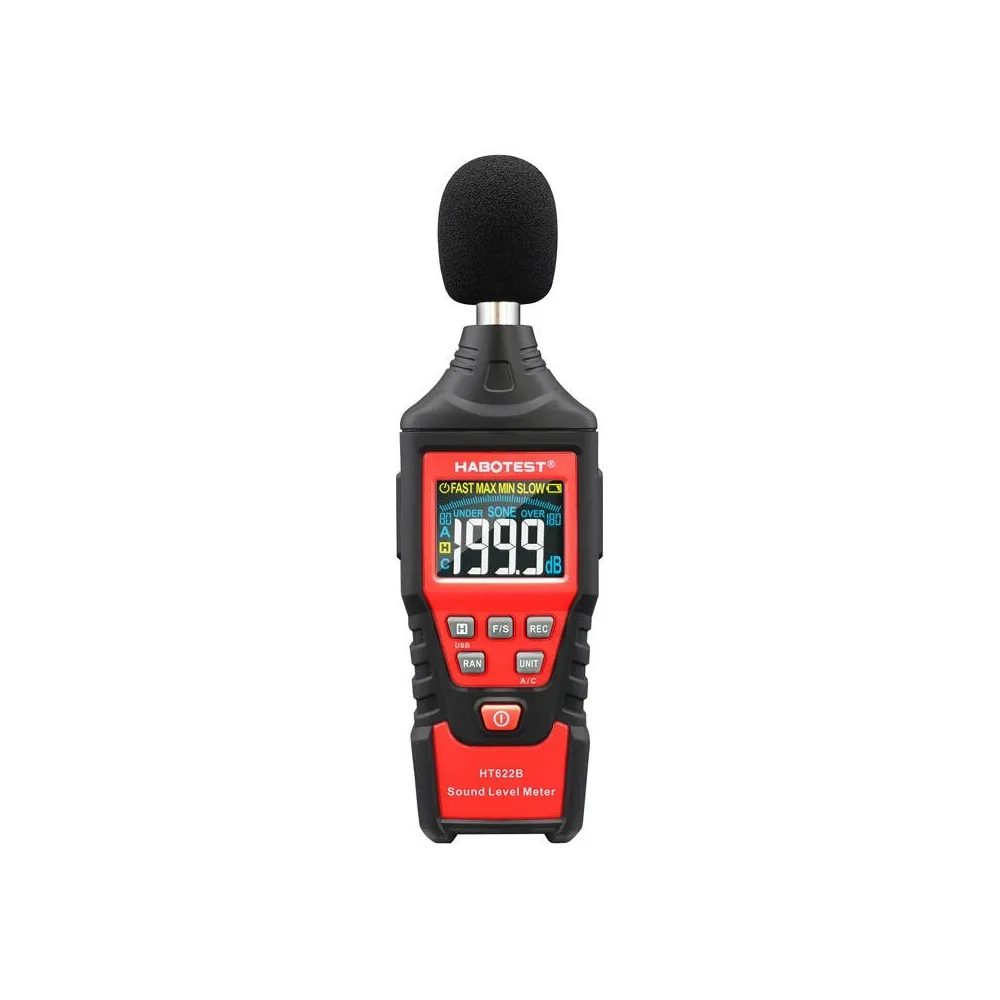 Medidor de Decibéis Digital USB HT622B - HABOTEST