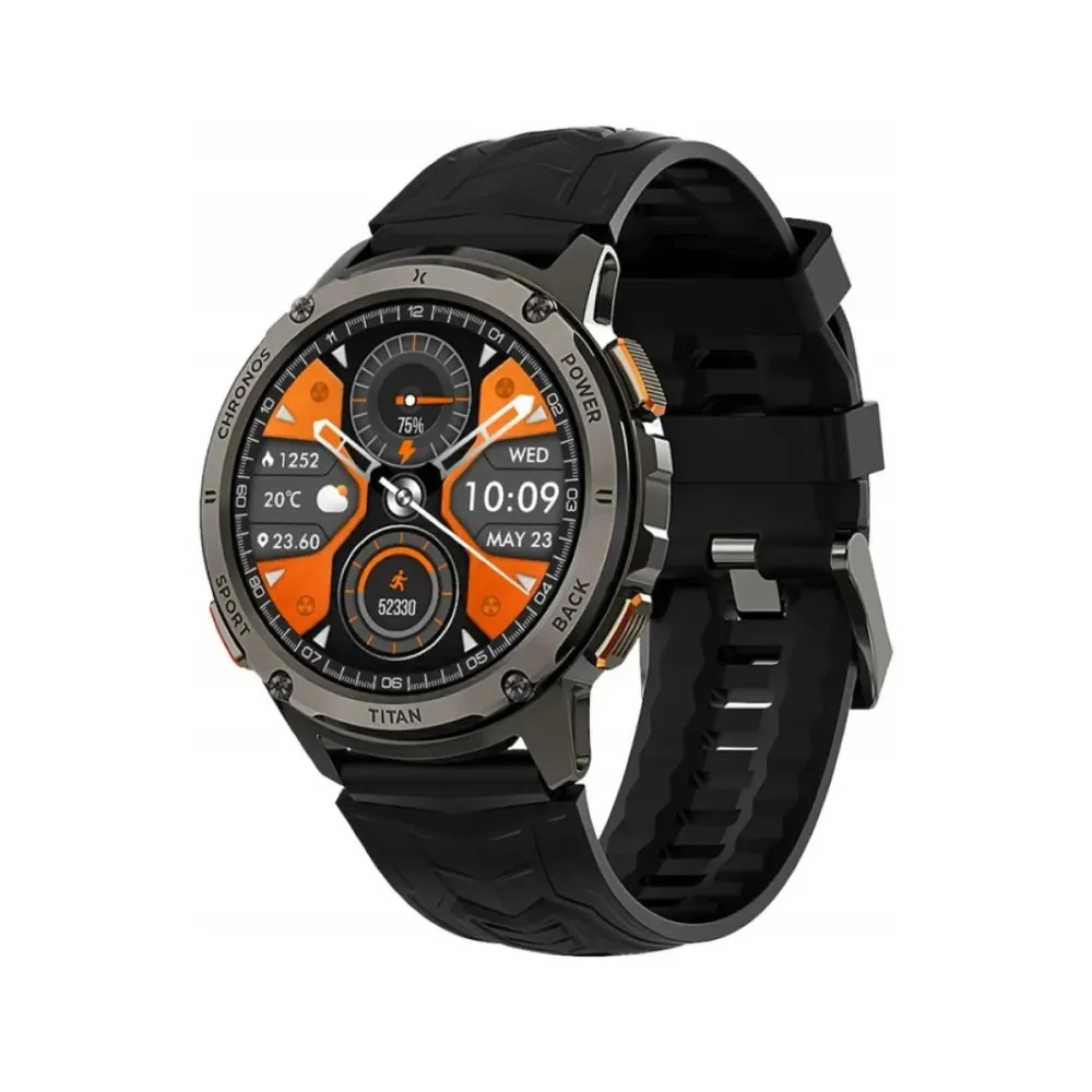 SmartWatch Maxcom FW110 Titan Chronos Preto