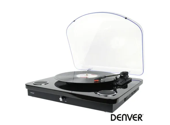 Denver 33/45/78RPM Vintage 5W Preto