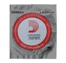 Corda individual guitarra Gipsy Jazz D'Addario GJLE022W Silver Wound com laço