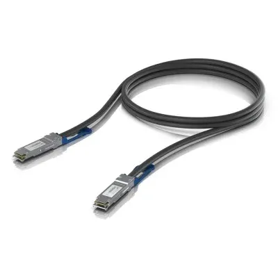 Cabo de Fibra Ótica Ubiquiti UACC-DAC-QSFP28-1M QSFP28 100Gbps 1m