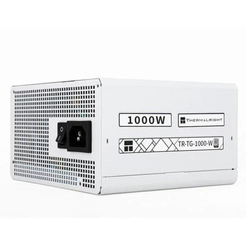 Fonte Alimentação Fuente de Alimentação Thermalright TG-1000-W 1000W 80 PLUS Gold modular branca