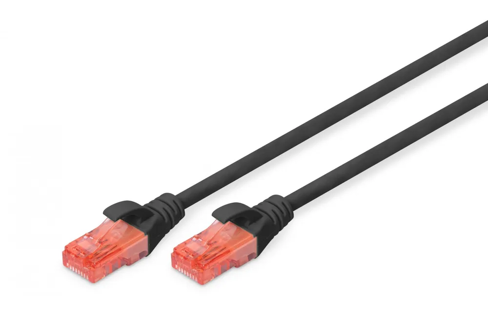 Digitus DK-1617-010/BL cabo de rede Preto 1 m Cat6 DK-1617-010/BL