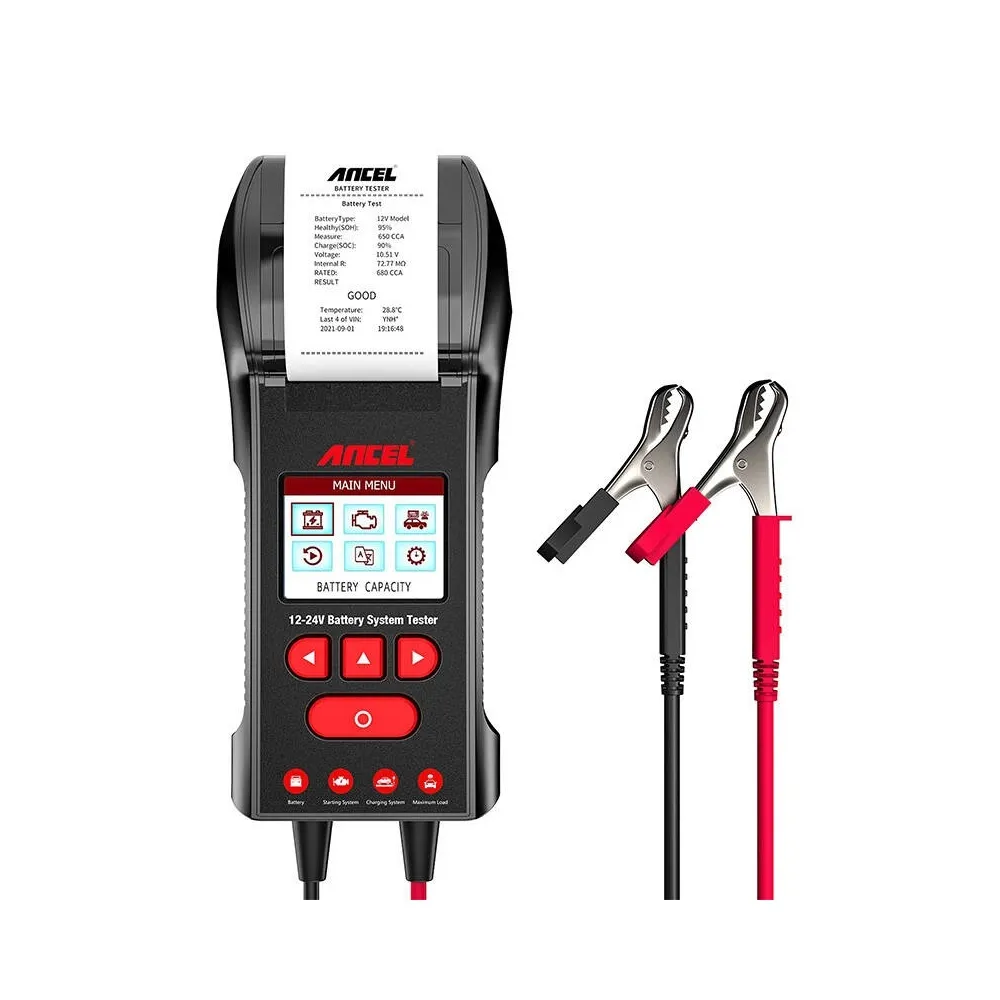 Testador de Bateria BST600 c/ Impressora Térmica - ANCEL