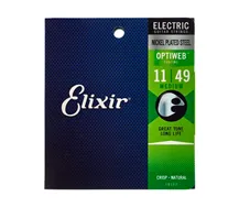 Jogo cordas guitarra elétrica Elixir Optiweb 19102 Medium 011-049