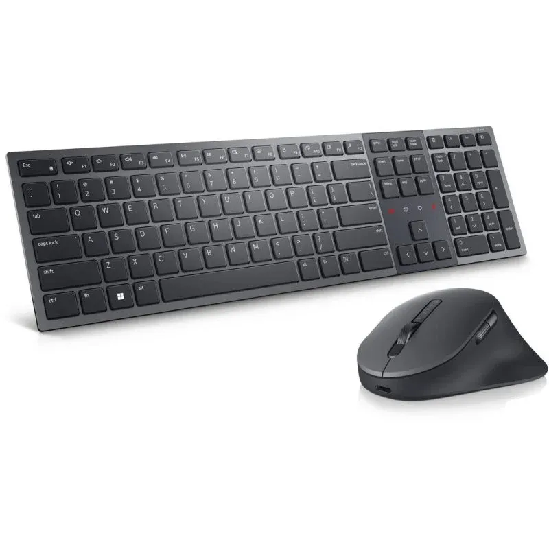 Teclado Dell KM900 AZERTY completo sem fios Bluetooth com rato incluído