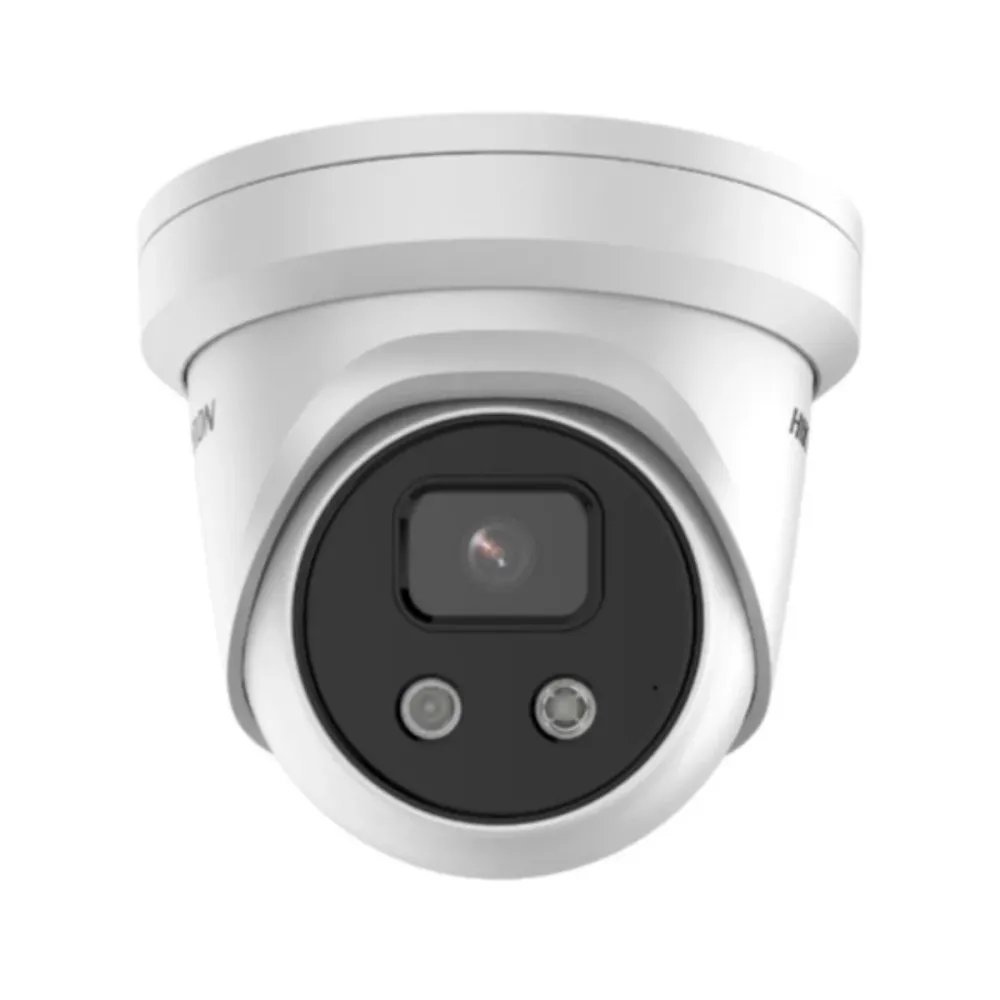 Câmara IP Turret Hikvision PRO AcuSense 4MP 2.8mm PoE Microfone embutido Exterior IP67 - Modelo DS-2CD2346G2-IU