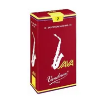 Palheta Sax Alto Vandoren Java Filed Red Cut 2.0 10 UN
