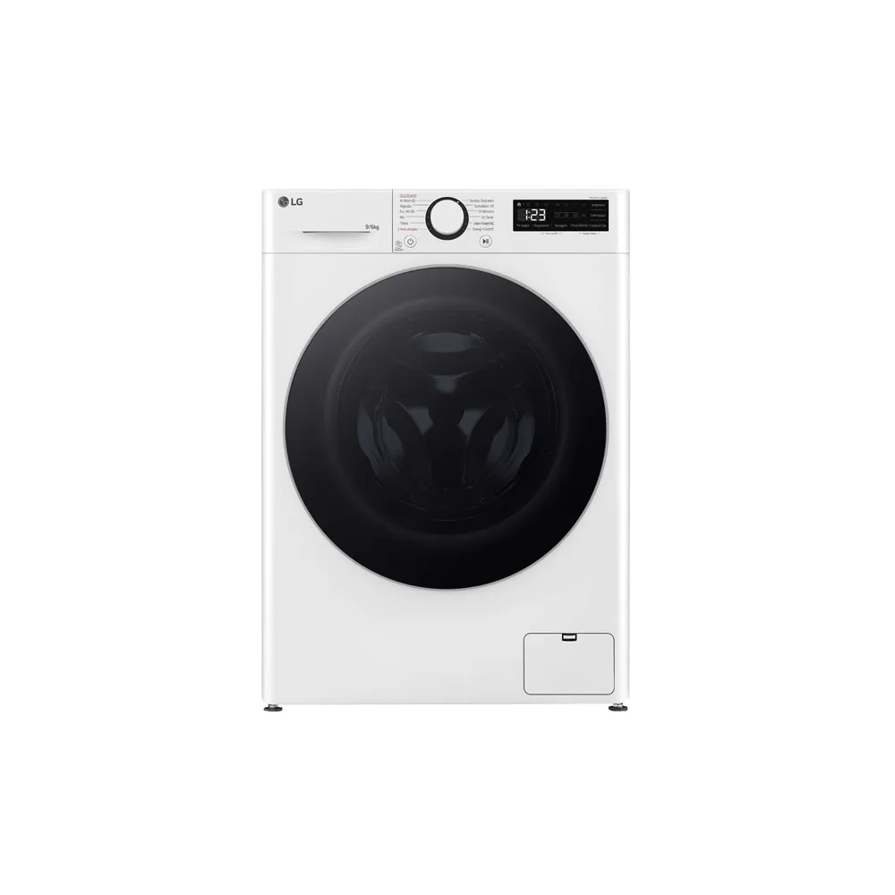 MÁQUINA DE LAVAR E SECAR ROUPA LG - F4DR509S1W
