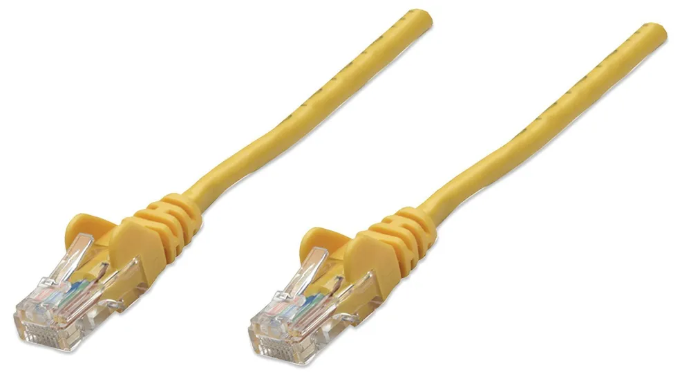 Intellinet Network Patch Cable, Cat5e, 3m, Yellow, CCA, U/UTP 319805