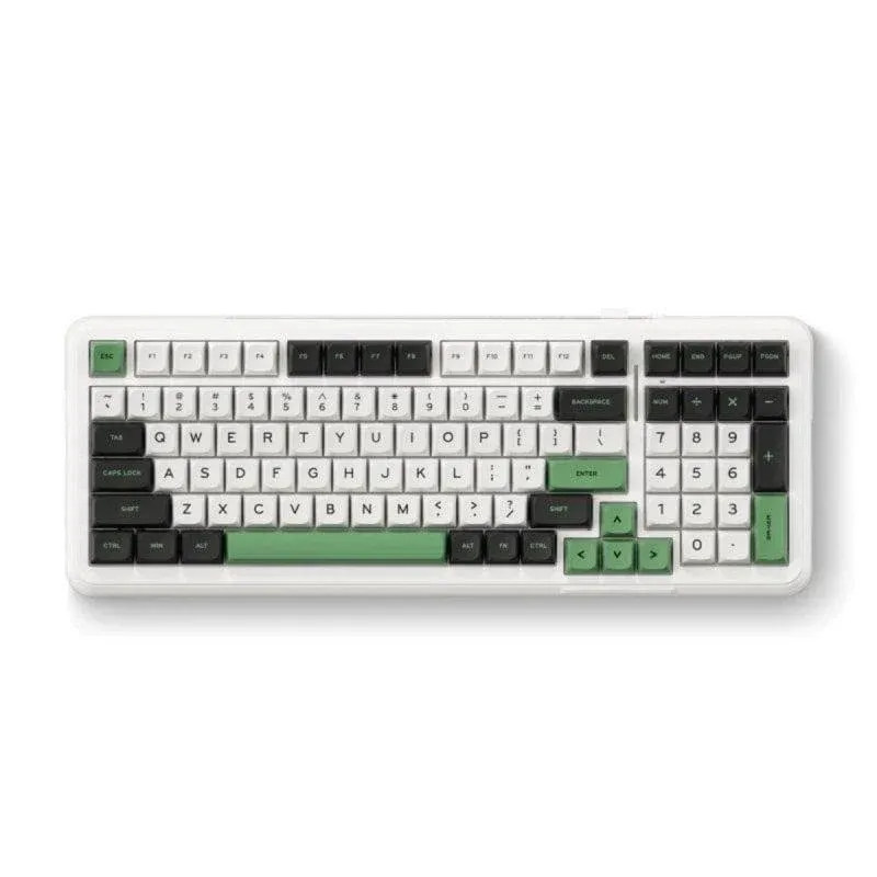 Teclado MCHOSE K99 98% US RGB Tri-mode sem fios switches KTT Hyacinth