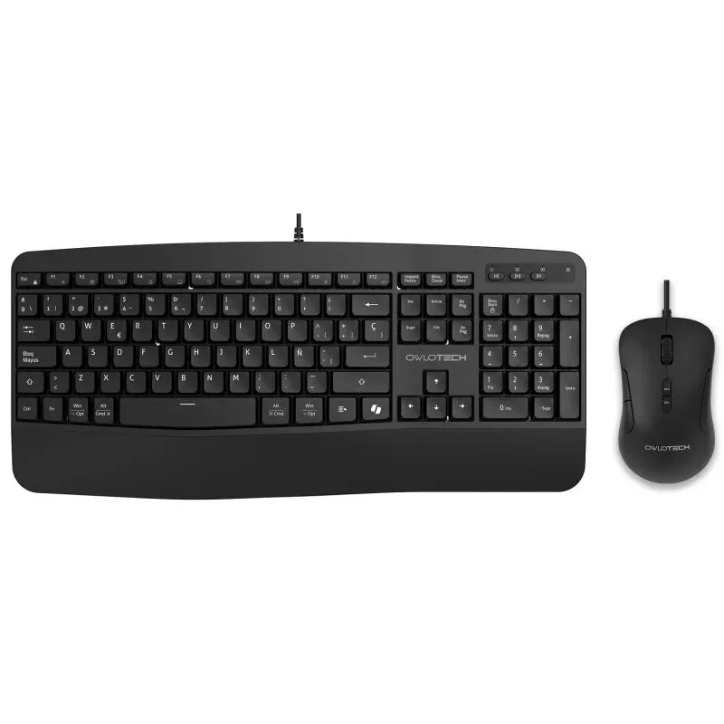 Owlotech MK500 Combo Teclado e Rato USB Preto
