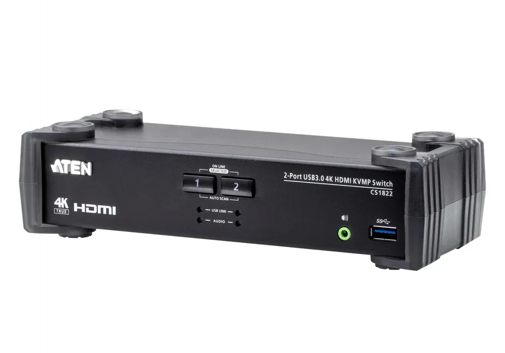 ATEN CS1822-AT-G chaveador KVM Preto CS1822-AT-G