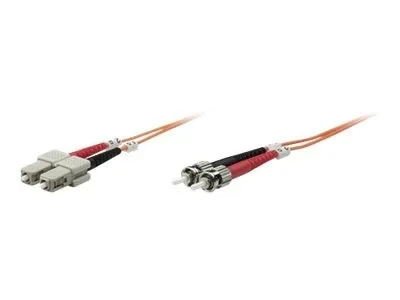 Intellinet Fiber Optic Patch Cable, OM2, ST/SC, 2m, Orange 470117