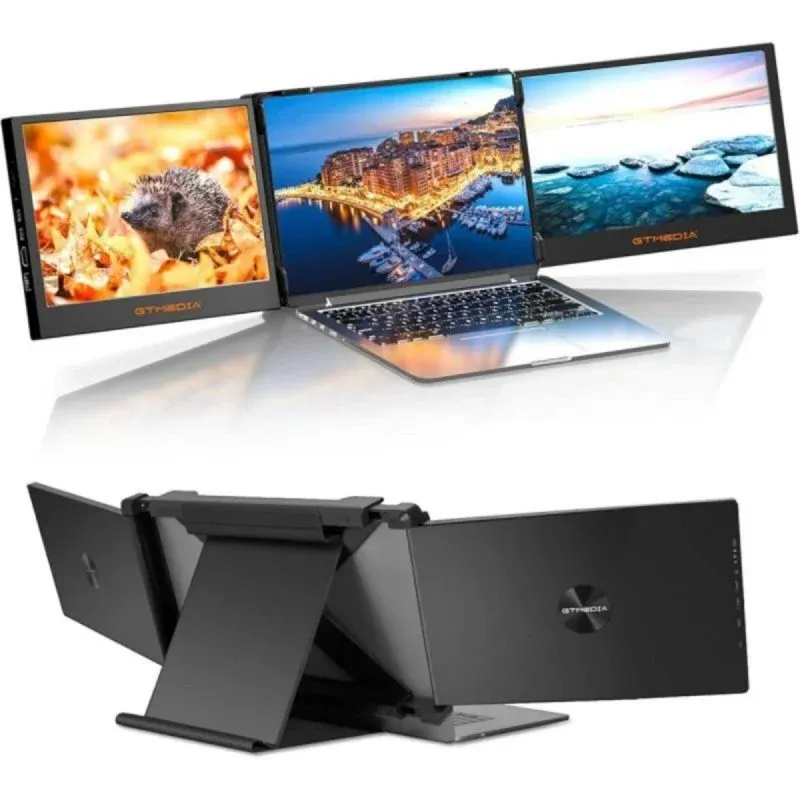 GTMEDIA GTMMATEX Monitor 11,6" FullHD 60Hz IPS Plug & Play com Altifalantes Integrados e Rotação 195°