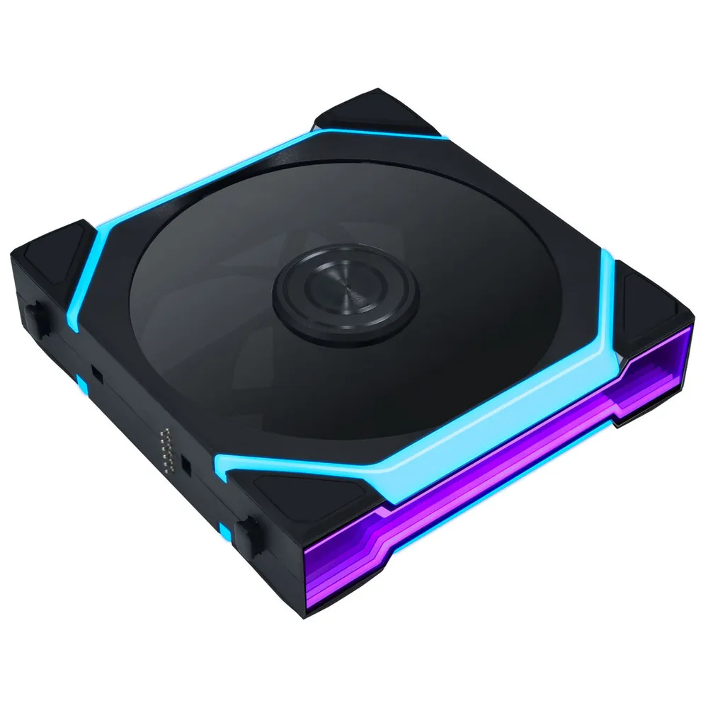 Ventoinha Lian Li UNI FAN SL120 FLEX Wireless Reverse Blade Preto 120mm