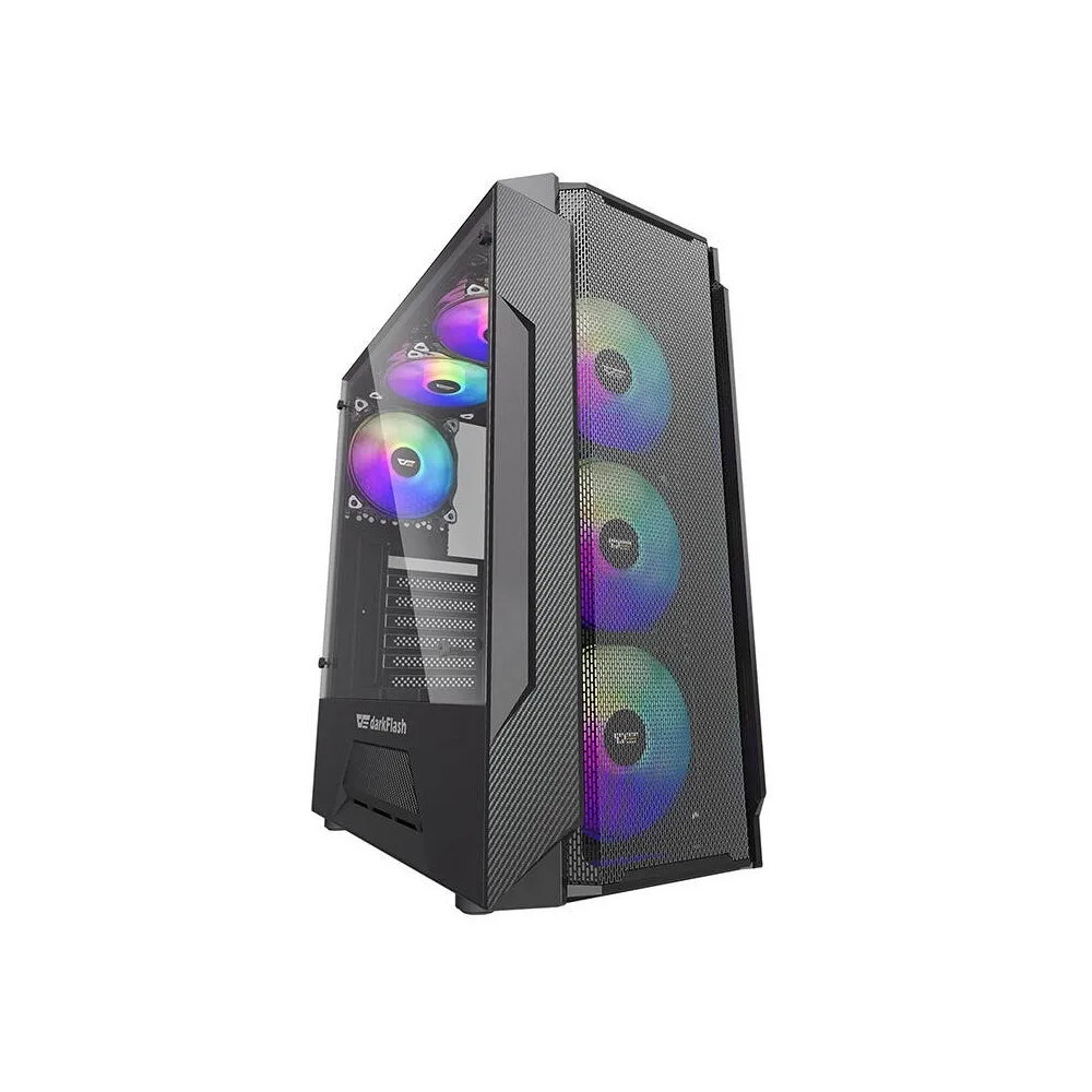 Caixa ATX LEO (Preto) - DARKFLASH