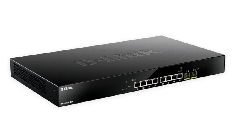 Switch D-LINK Gerenciada Smart 8 Portas PoE 2 Portas SFP+