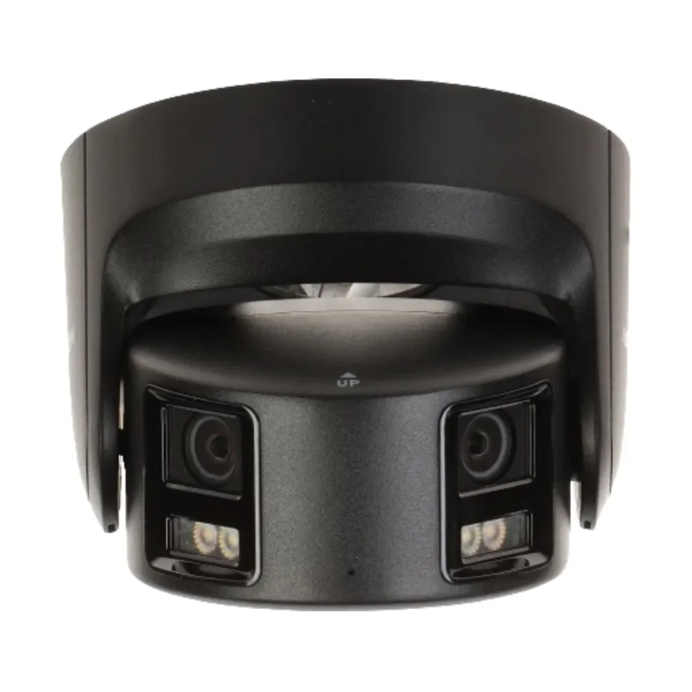 Câmara de Segurança IP Hikvision Pro Panorâmica Turret ColorVu PoE 8MP 2×4mm Exterior IP67 - DS-2CD2387G2P-LSU/SL(4mm)(C)/BLACK