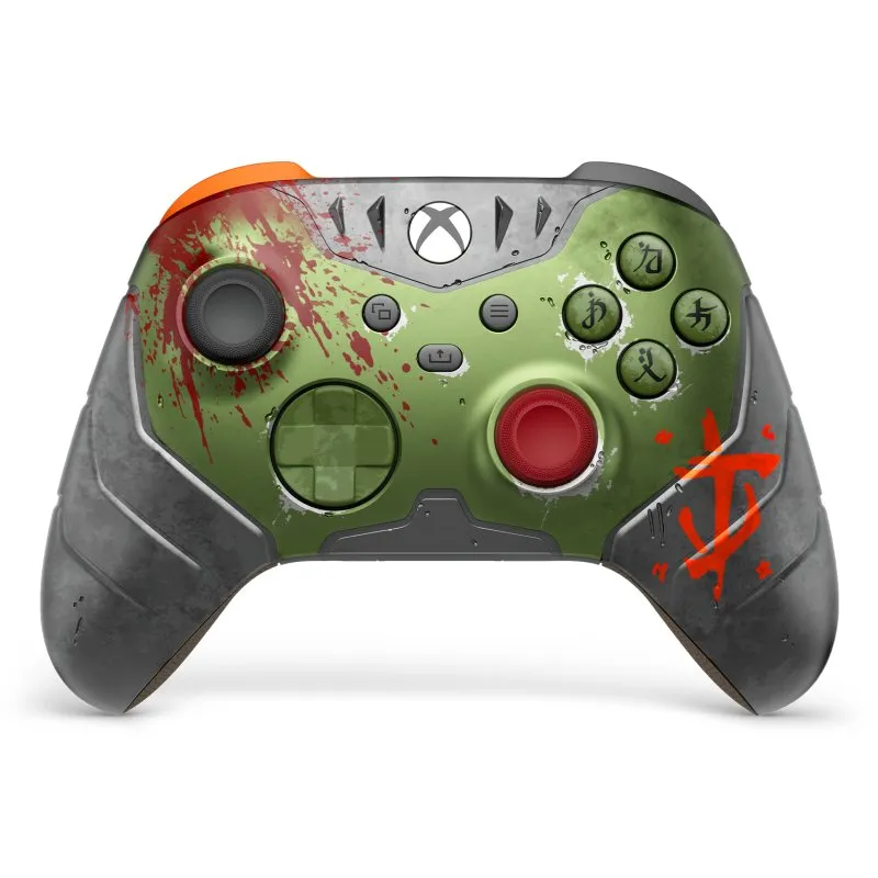 Microsoft Xbox Wireless Controller Comando Sem Fios Bluetooth Multiplataforma Edição Limitada DOOM The Dark Ages