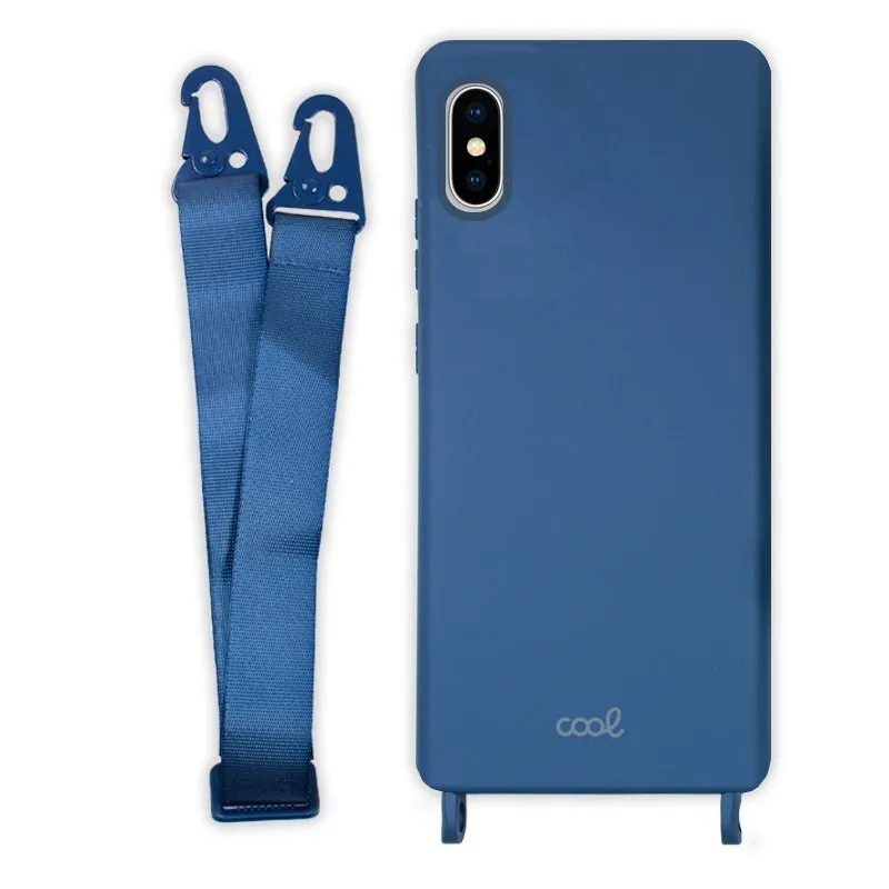 Cool Capa Suspensa Azul para iPhone X/XS