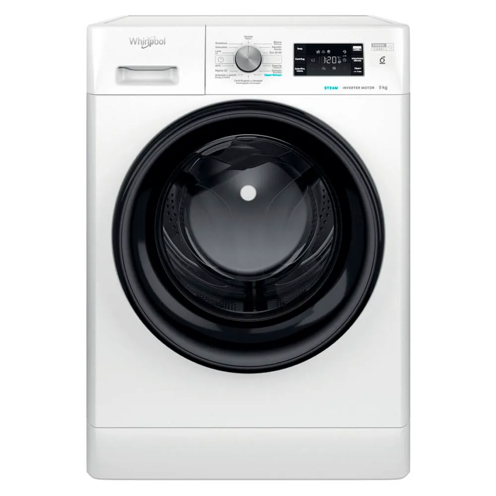 Máquina de Lavar Roupa de Livre Instalação Whirlpool FFB 9489 BV SPT 9kg 1400RPM A Branca