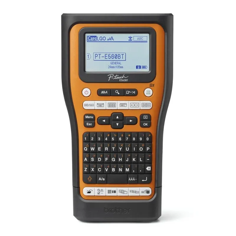Rotuladora Eletrónica Profissional Bluetooth Brother PT-E560BTSP