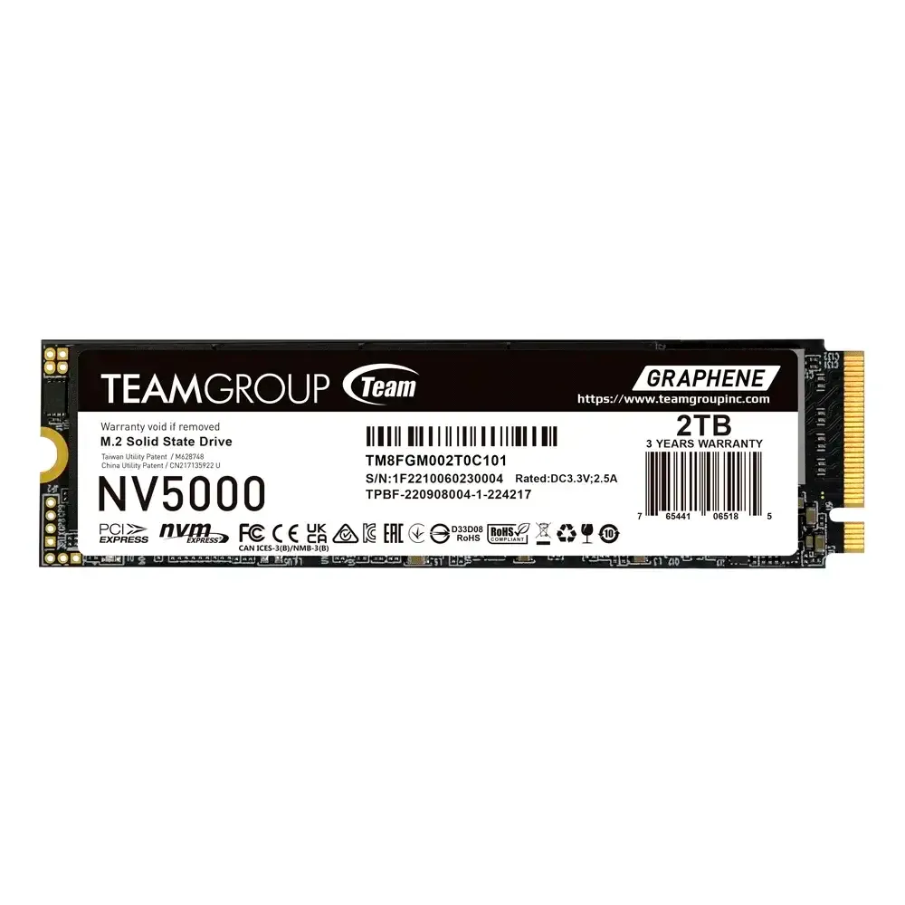 SSD M.2 2280 TEAMGROUP NV5000 2TB TLC NAND NVMe PCIe Gen 4.0x4